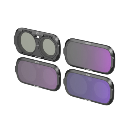SmallRig 6688 - zestaw, 4x filtr (szary ND16-128, polaryzacyjny CPL) do Insta360 Luna Ultra